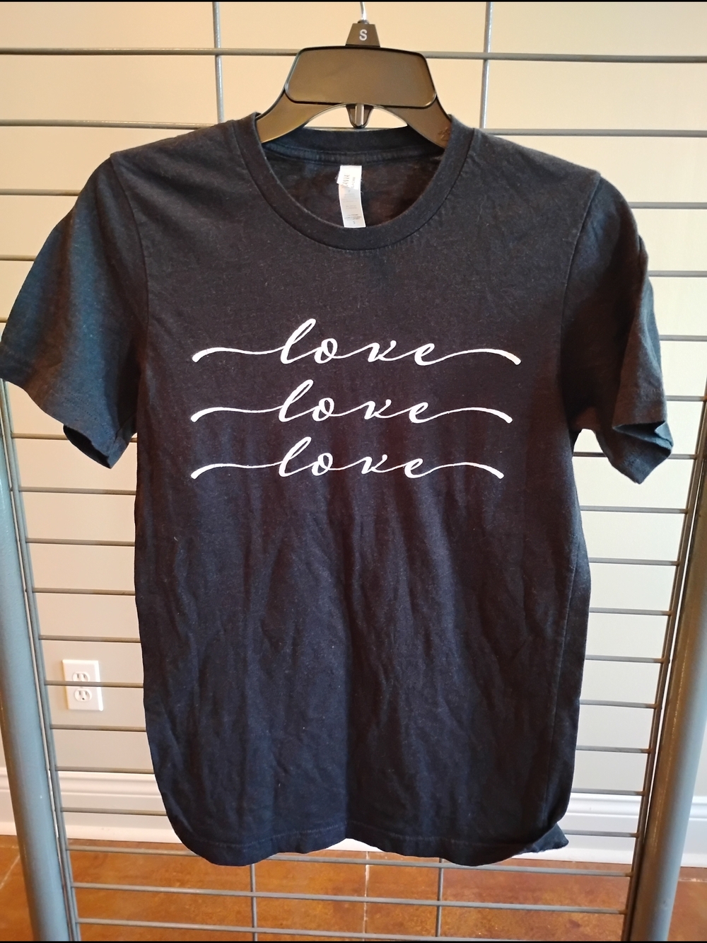Bella Canvas Black Crewneck Short‎ Sleeve Tee Mens Womens Basic T-Shirt Cotton